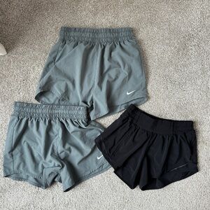 Girls Nike & Lululemon shorts